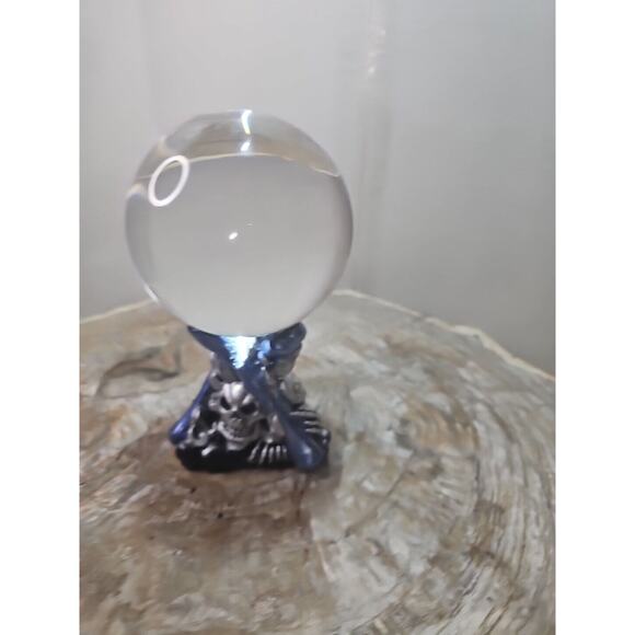 100mm K9 Clear Photography Crystal Ball Sphere Decoration Lens Photo + Stand - Picture 3 of 13